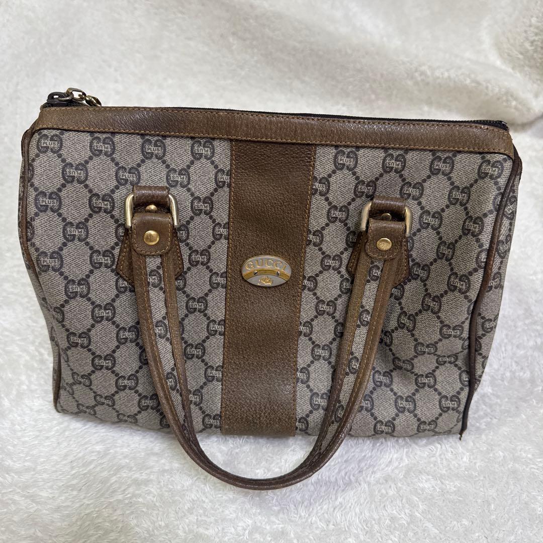 オールドグッチ グッチプラス GGボストンバッグ