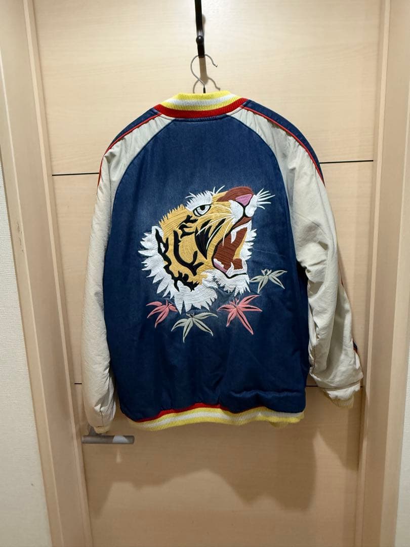 HOUSTON スカジャン X-LARGE 虎刺繍
