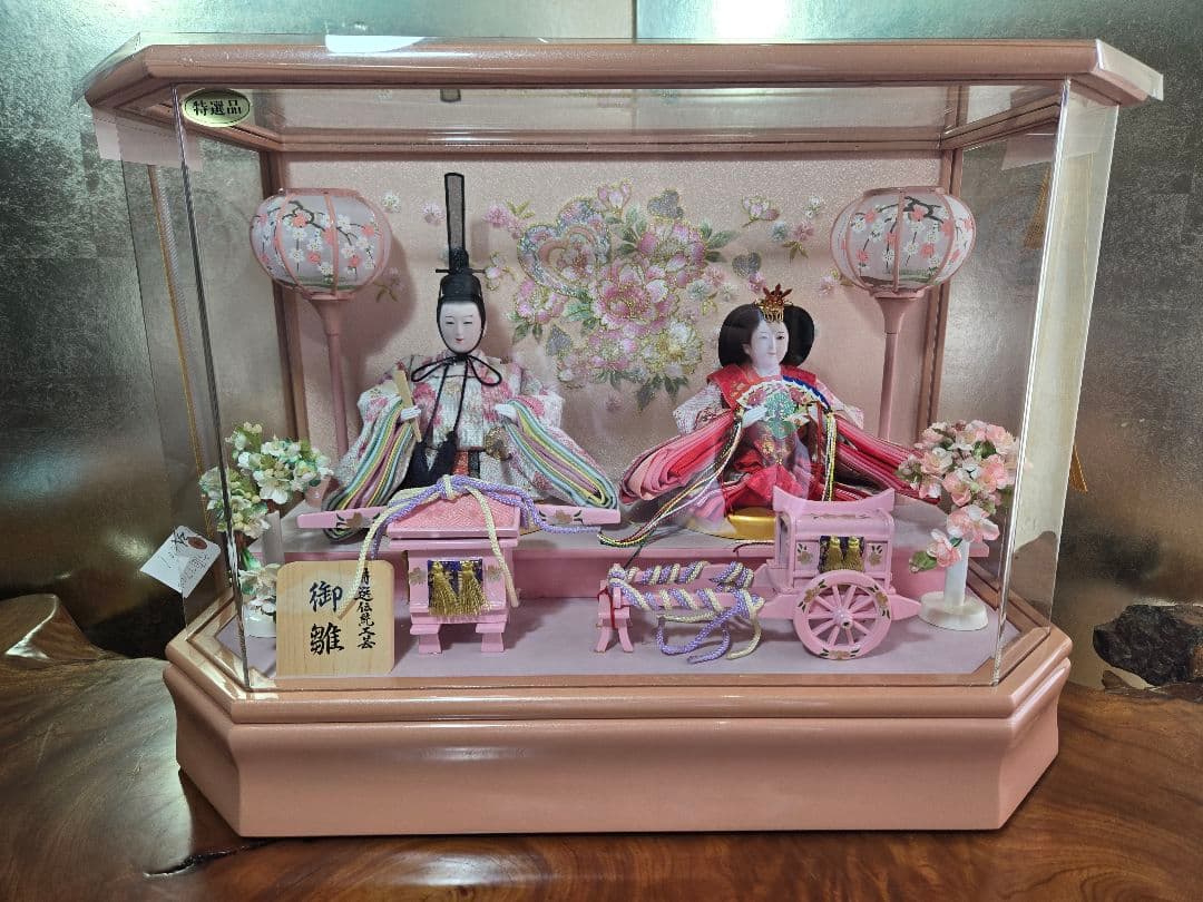 【一点限り】雛人形 ケース飾り　K43