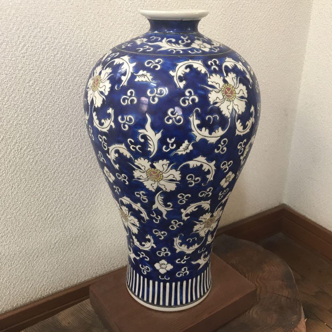 国立桂林博物館の鑑定書付き青の花瓶です。