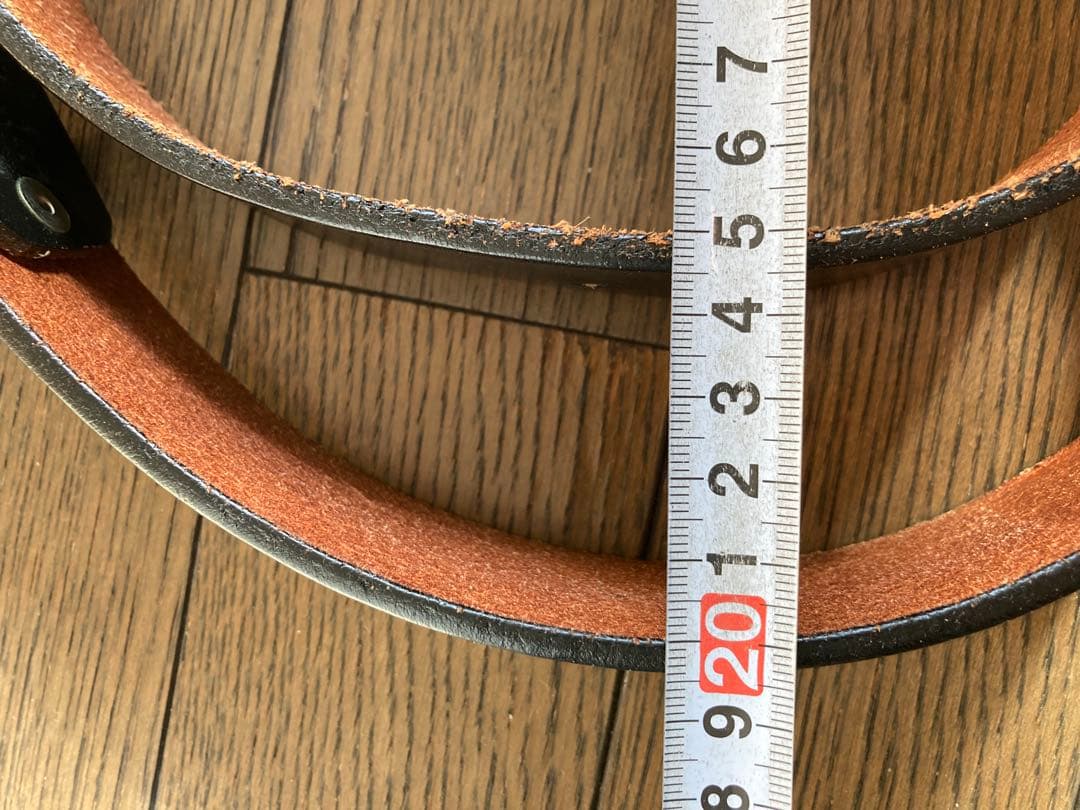 【一点物]MEXICO革ベルト38 ハンドメイド