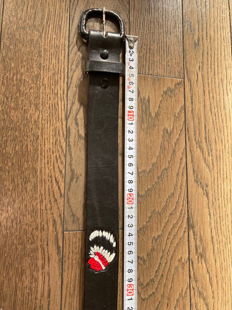 【一点物]MEXICO革ベルト38 ハンドメイド