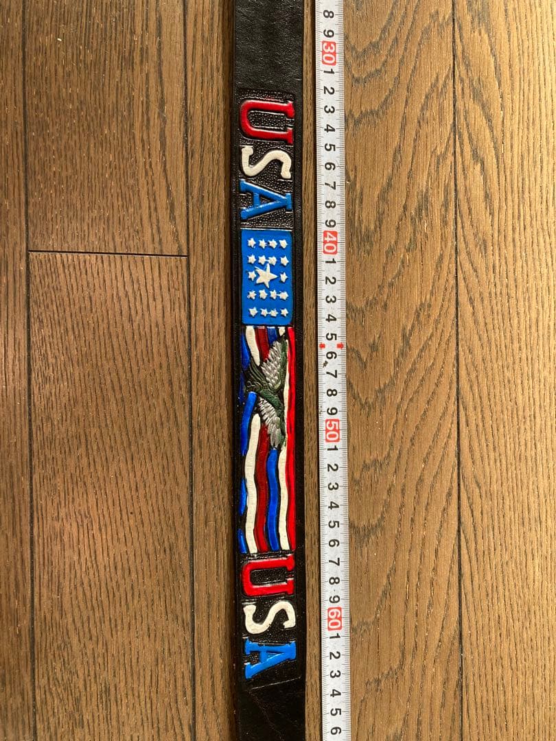 【一点物]MEXICO革ベルト38 ハンドメイド