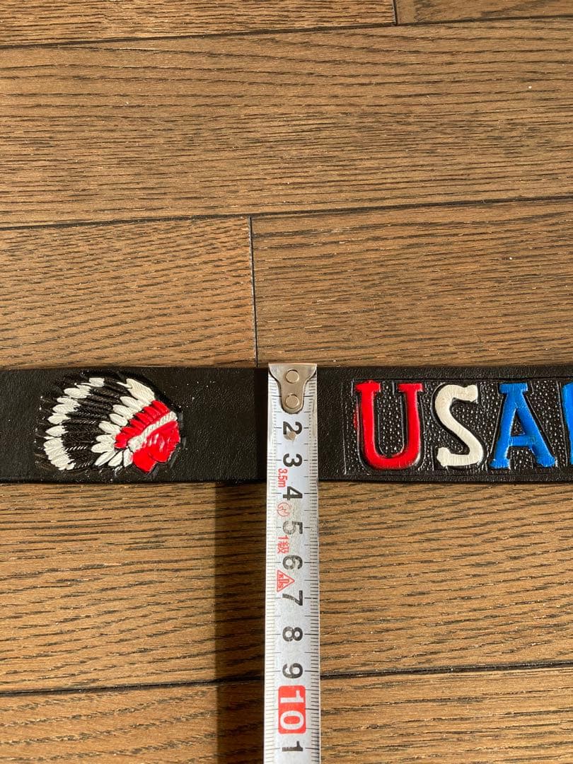 【一点物]MEXICO革ベルト38 ハンドメイド