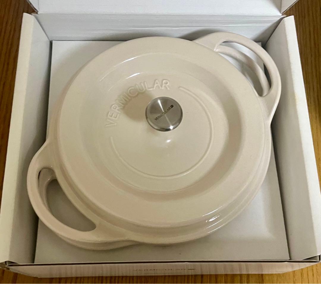 バーミキュラ オーブンポット パールホワイト 18cm 両手鍋