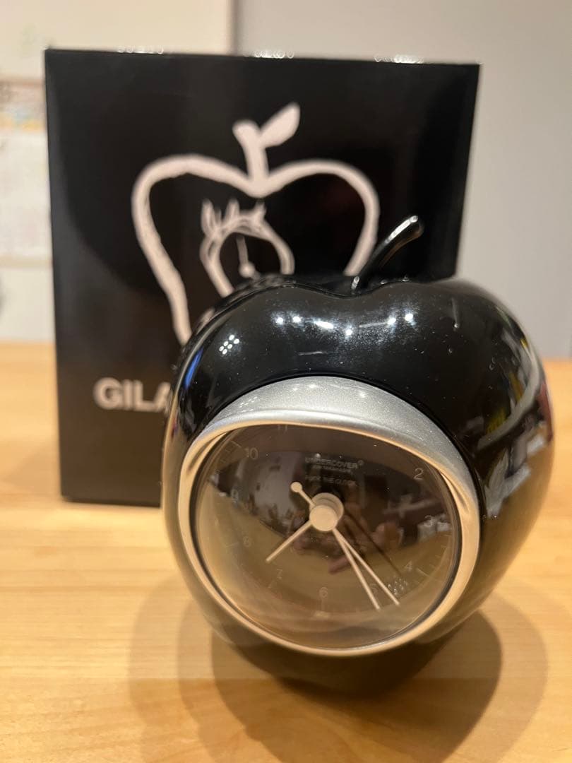 インテリア時計 UNDERCOVER GILAPPLE CLOCK BLACK