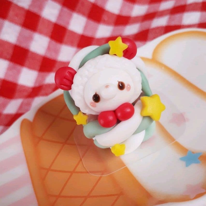 カゴ入り♡サンタくまちゃん