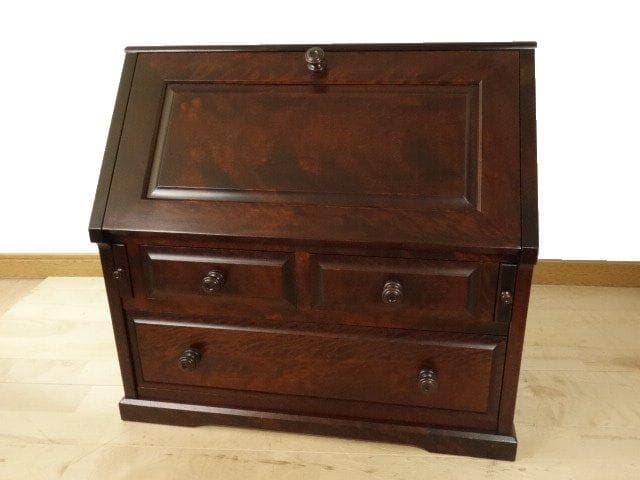 北海道民芸家具　座ビューロー　ライティング　座机　 再塗装済　ＵＳＥＤ