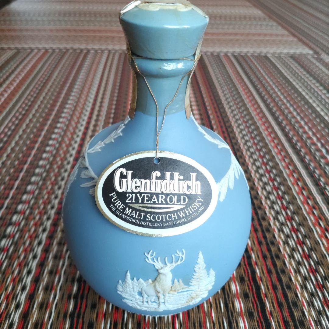 Glenfiddich 21年 ピュアモルトスコッチウイスキー 陶器ボトル♪