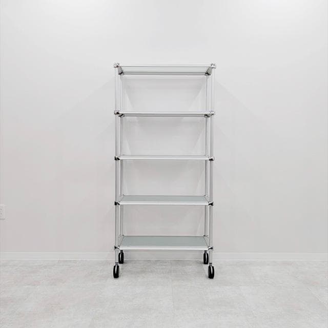 guzziniヘルシンキハイシェルフ（キャスター付き）