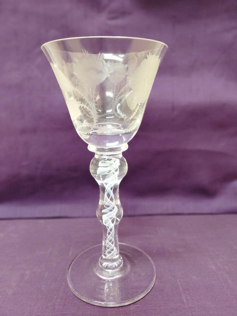 ま*る様 【最終お値引きです】ベネチア【ツイストグラス】バカラ　ガラス　ワイン
