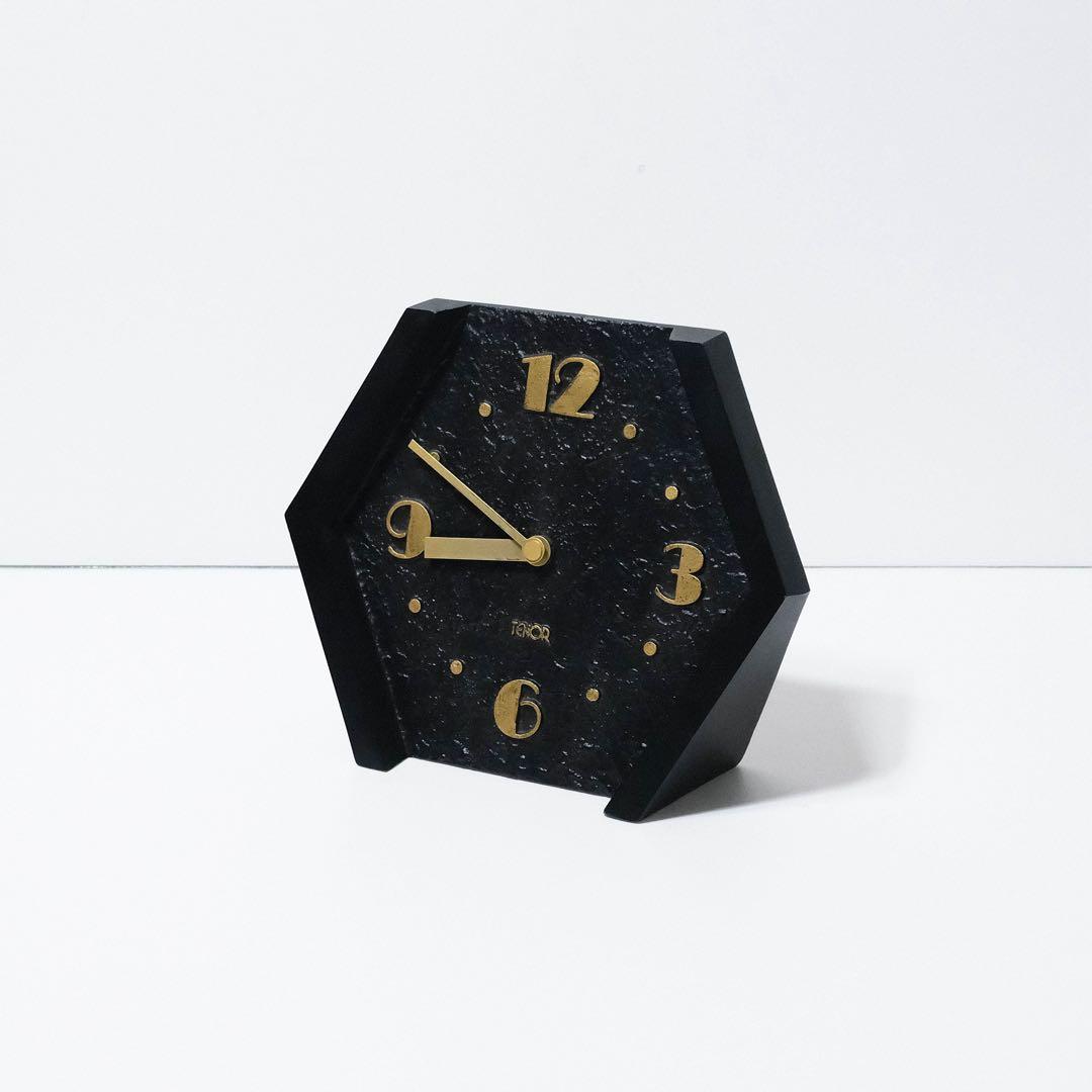 置き時計　ポストモダン　ミッドセンチュリー　スペースエイジ　ヴィンテージ