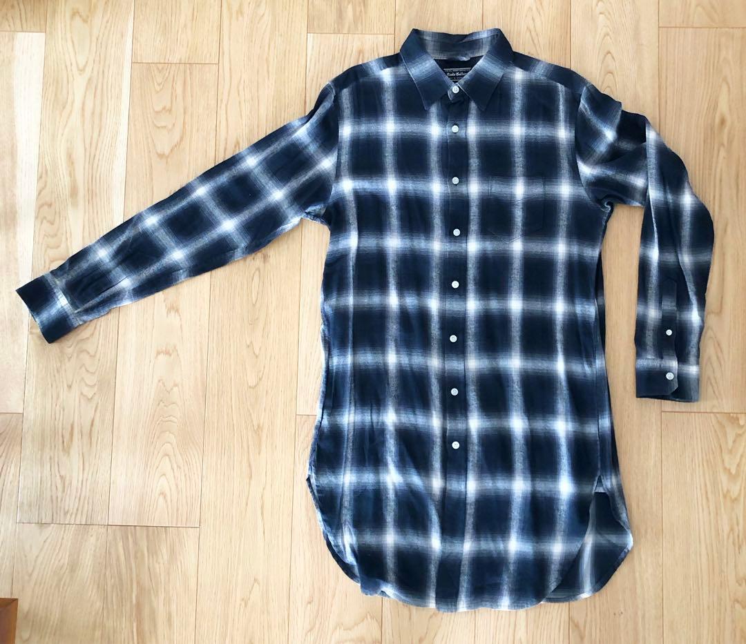 RUDE GALLERY チェックロングシャツ　ルードギャラリー　長袖シャツ