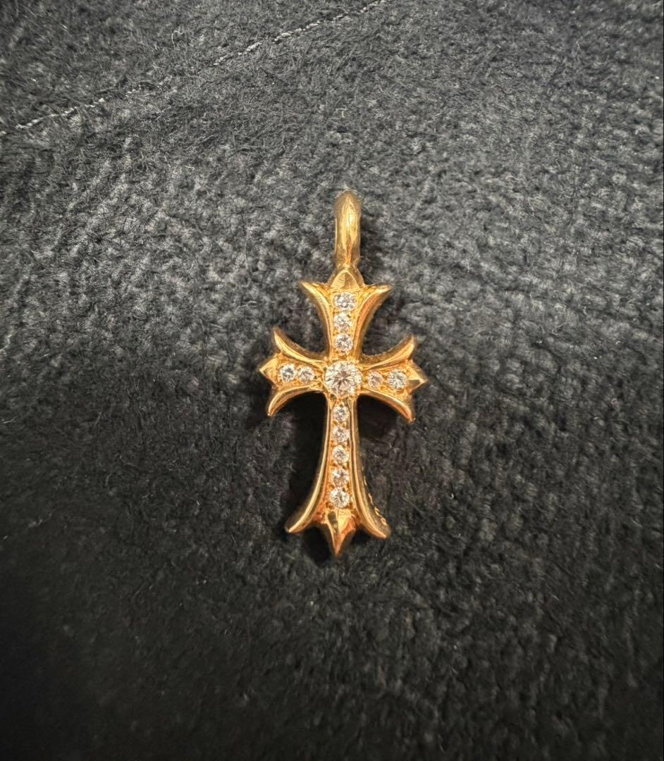 22k タイニークロス ノーブランド 22金 無垢 ペンダントトップ