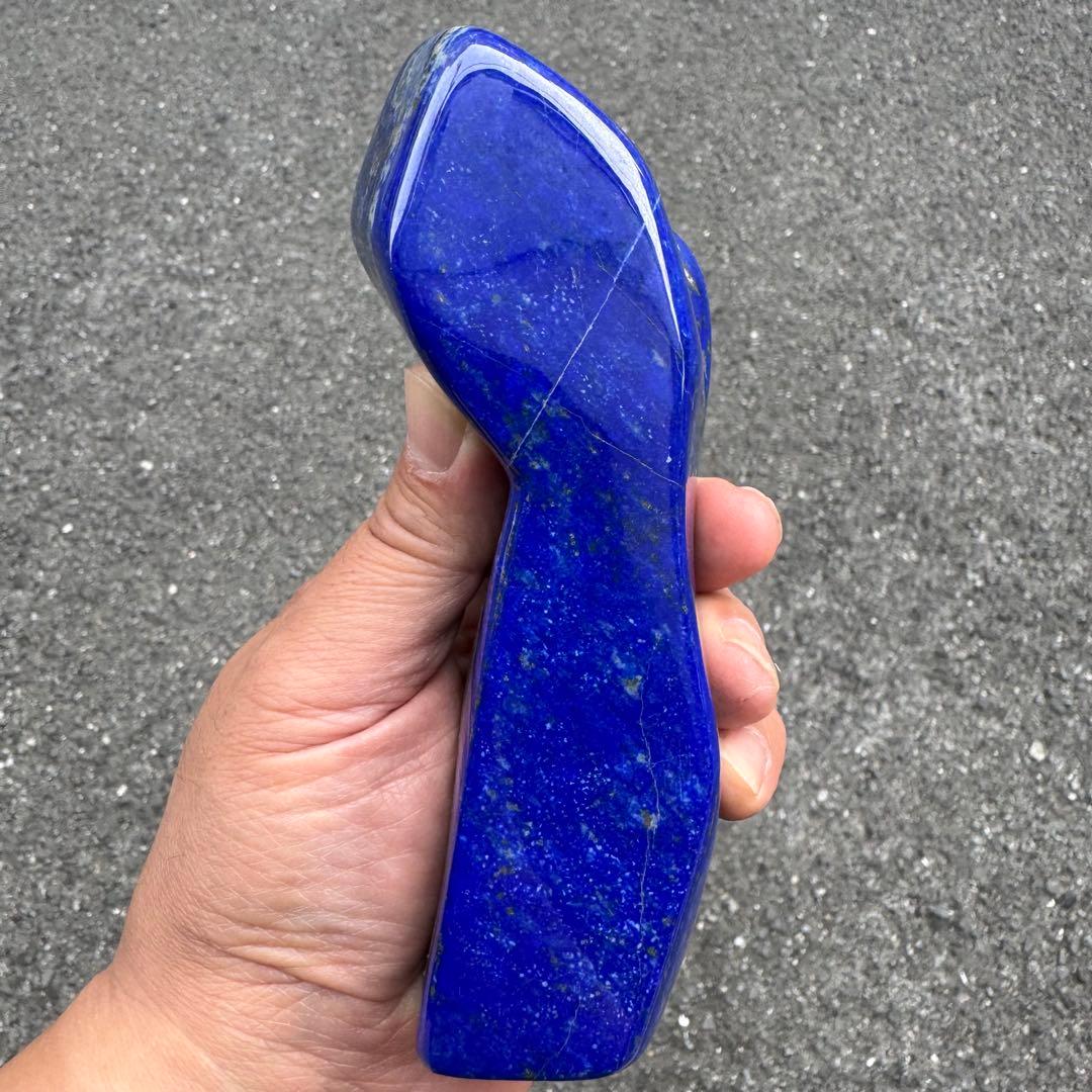 ☆ラピスラズリ☆5A☆厄除☆約557g☆アフガニスタン産☆天然無着色☆磨き原石