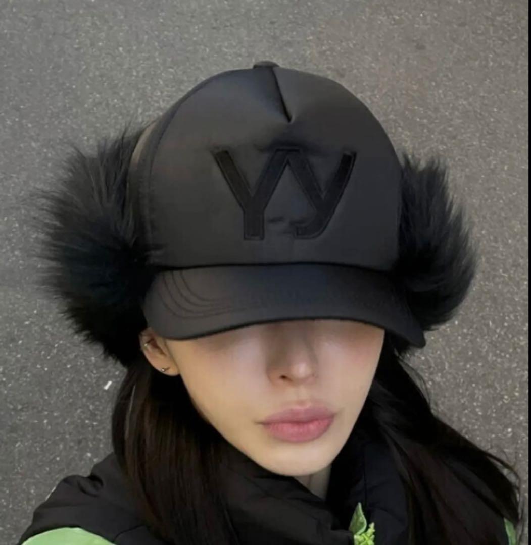 【韓国限定】OPEN YY_FAUX FUR EARFLAP CAP キャップ