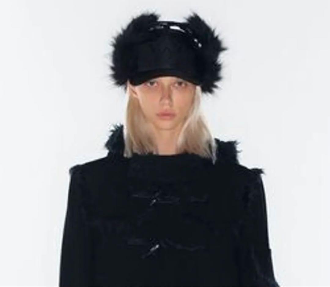 【韓国限定】OPEN YY_FAUX FUR EARFLAP CAP キャップ