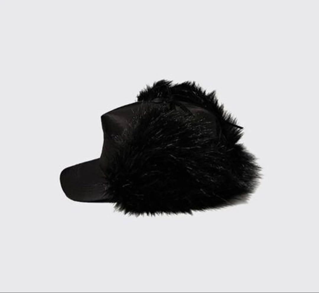 【韓国限定】OPEN YY_FAUX FUR EARFLAP CAP キャップ