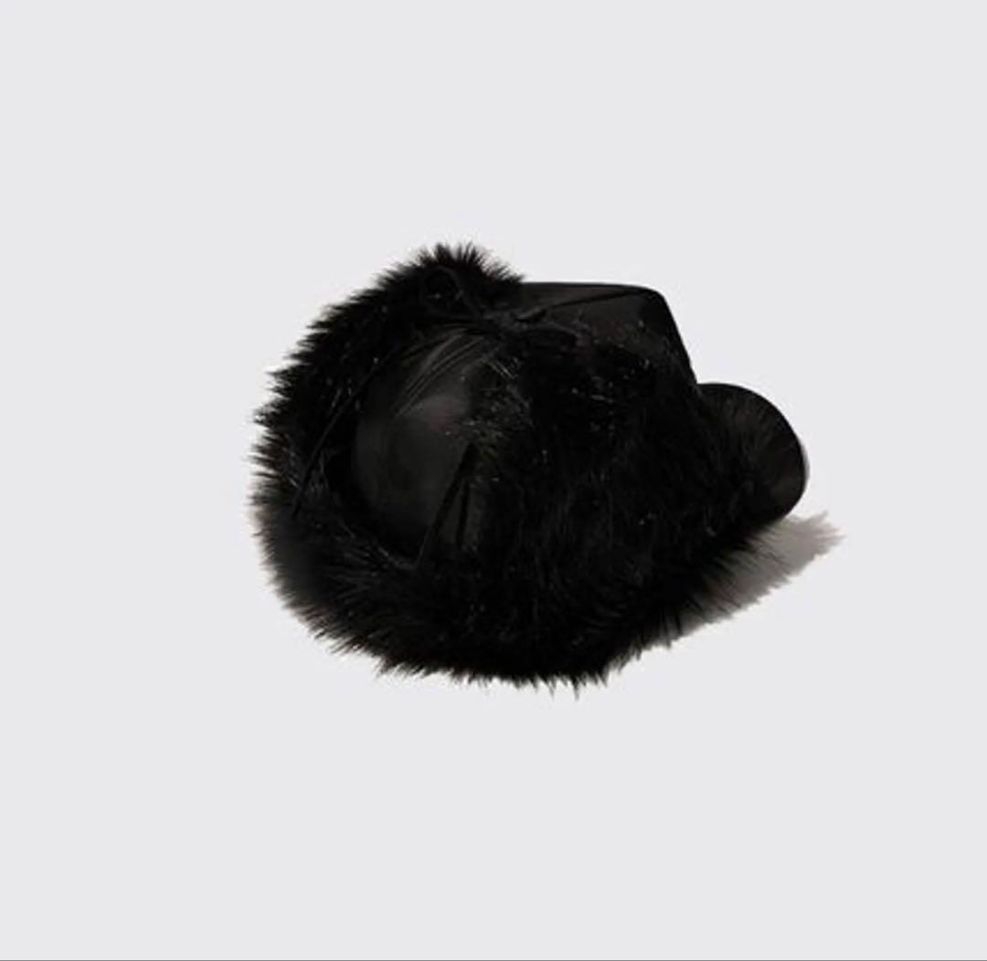 【韓国限定】OPEN YY_FAUX FUR EARFLAP CAP キャップ