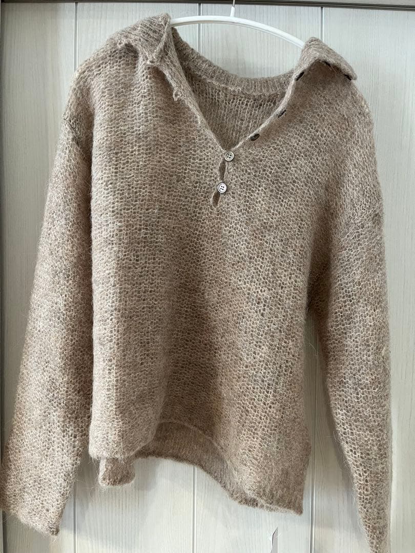 トップス plage ALPACA MIX BUTTON KNIT
