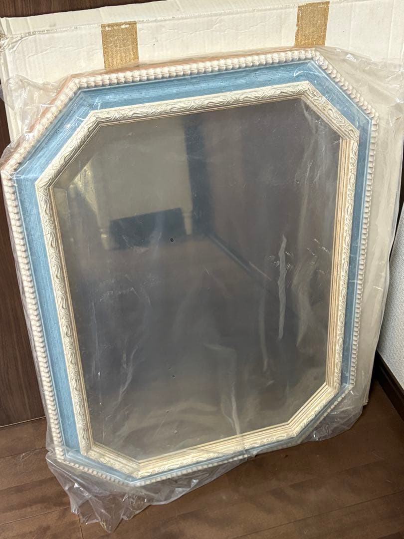 鏡 ミラー 壁掛け鏡 壁掛けミラー ウォールミラー イタリア製　80cm