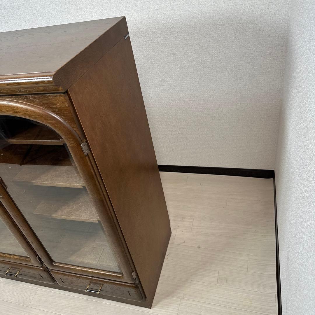 カリモク サイドボード リビングボード ガラス キャビネット i1※