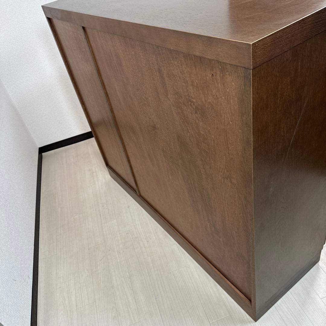 カリモク サイドボード リビングボード ガラス キャビネット i1※