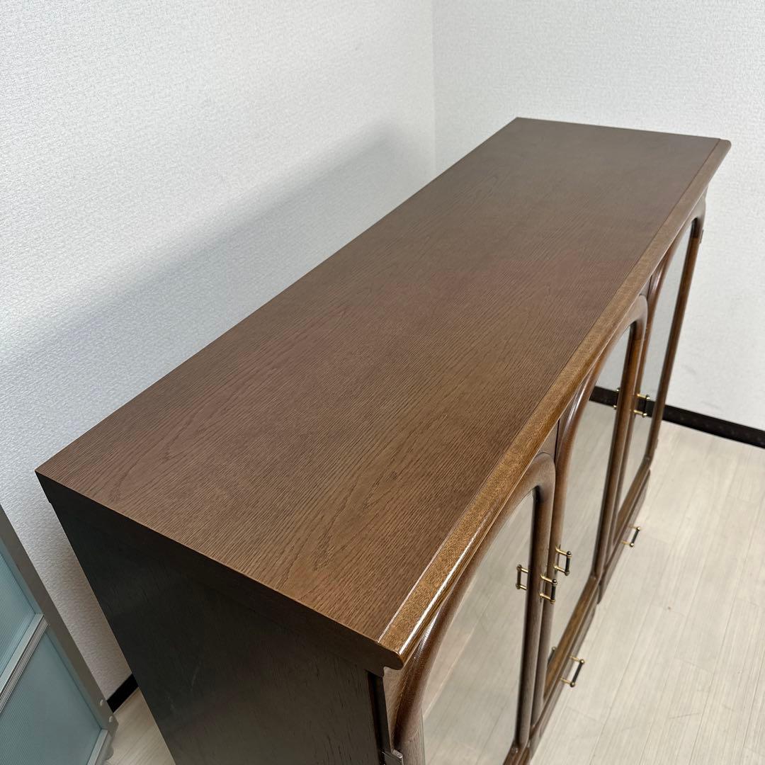 カリモク サイドボード リビングボード ガラス キャビネット i1※