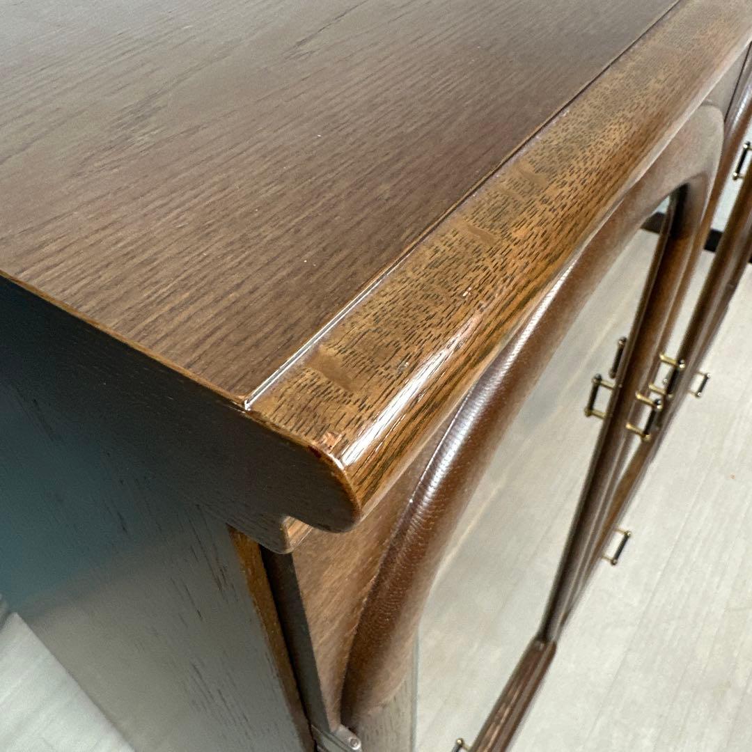 カリモク サイドボード リビングボード ガラス キャビネット i1※