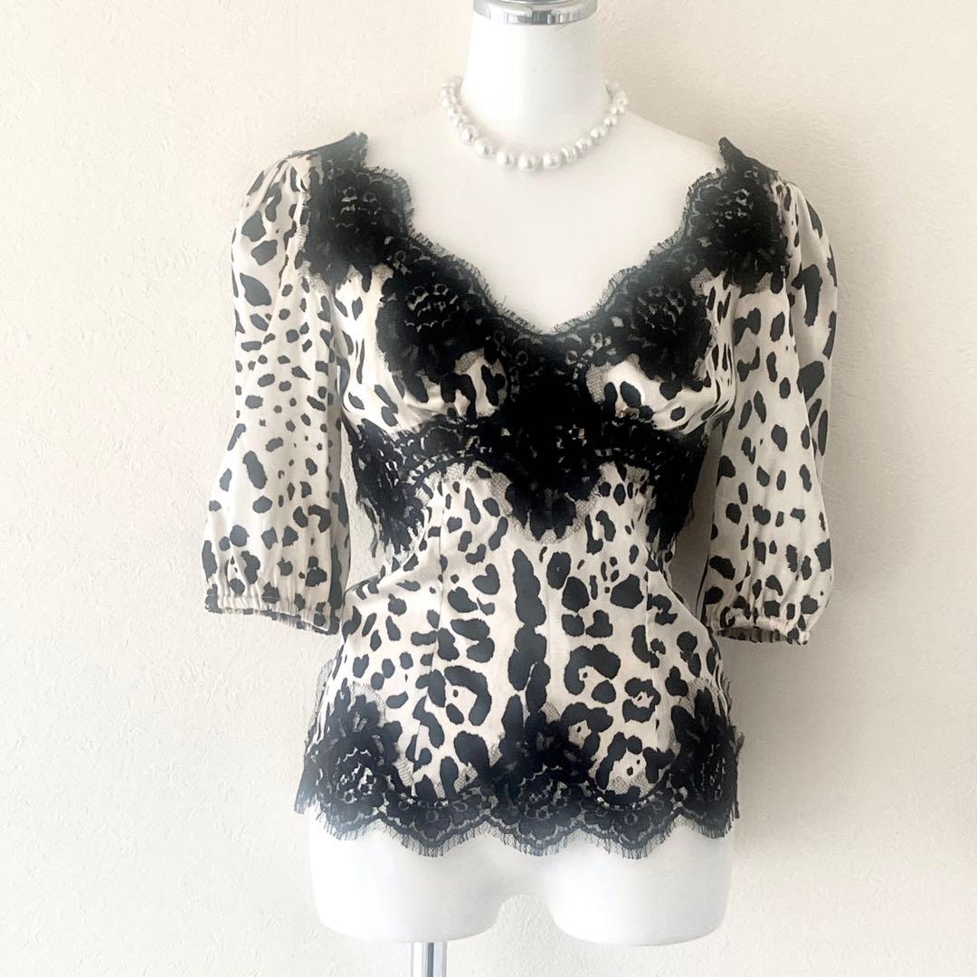 DOLCE & GABBANAドルチェ&ガッバーナ レオパード トップス
