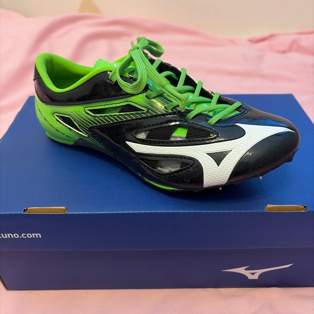 Mizuno GEO SILENCER 10 23.0cm ブラック/グリーン