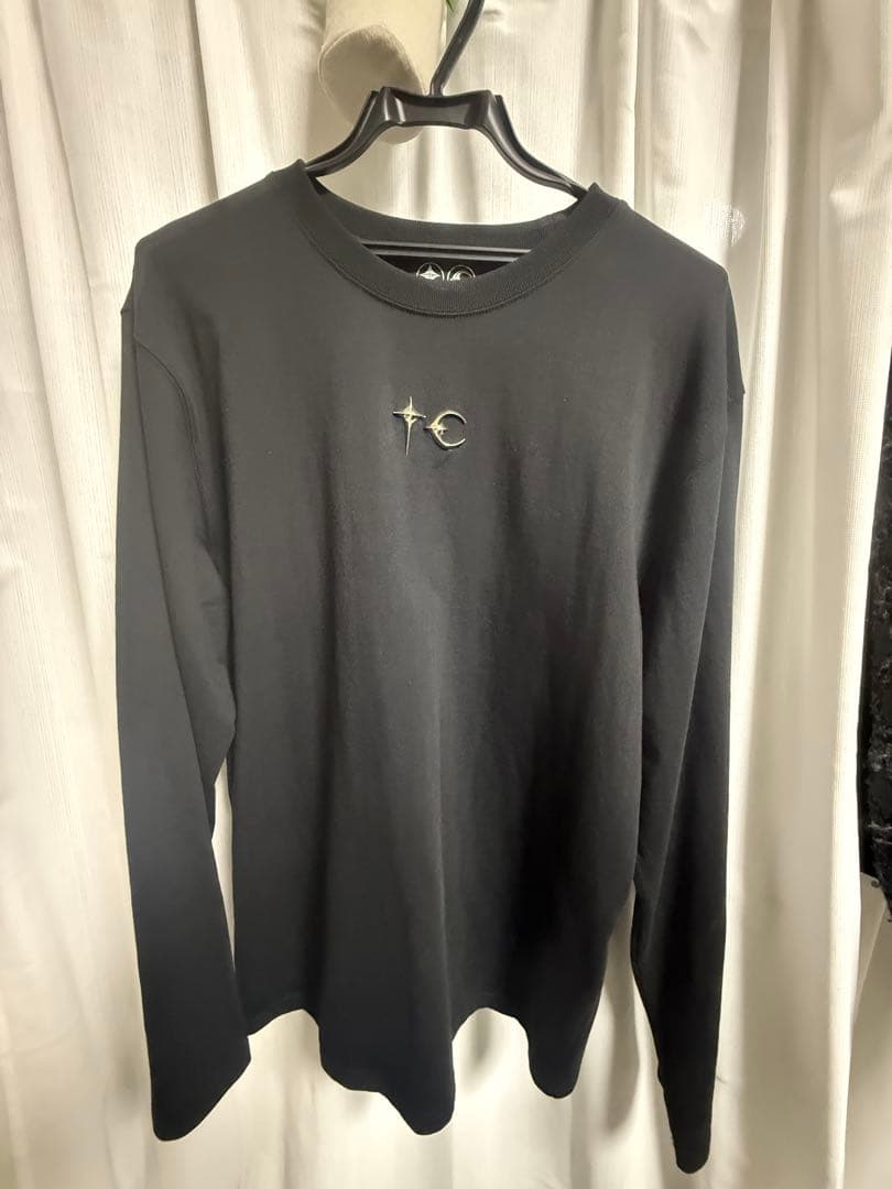 THUG CLUB（サグクラブ） ブラック ロングTシャツ ロンT