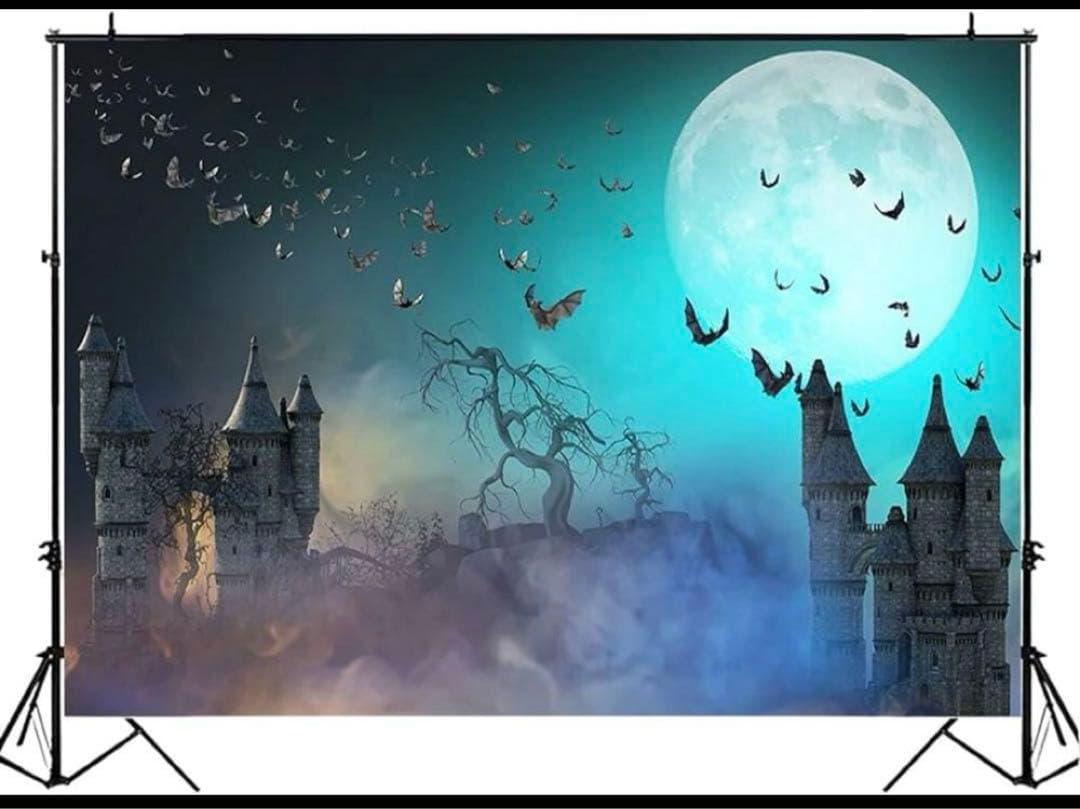 ✨ハロウィン✨ バック紙 背景紙 満月 ハロウィン パンプキン ダークナイト