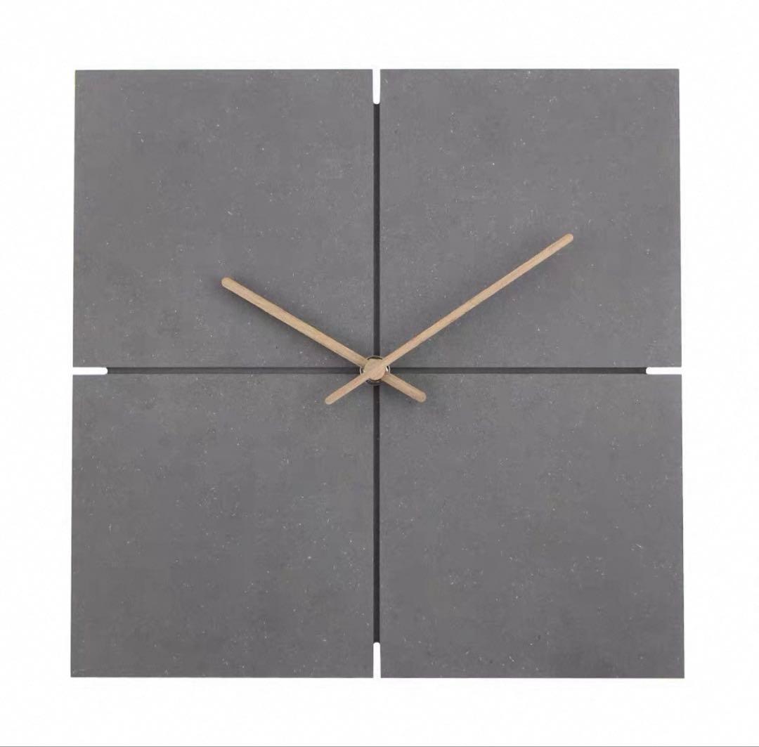 【新品・未使用】スクエアモダン掛時計