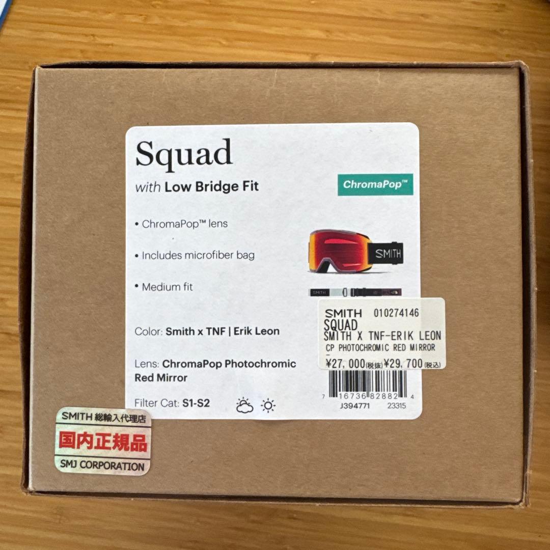 スミス　ノースフェイス　ゴーグル　ケース付き