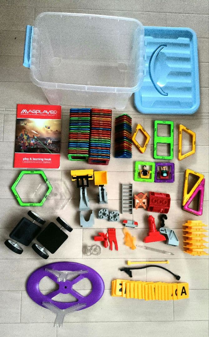 マグプレイヤー 156ピース スペシャルセット 収納 ボックス ケース付き