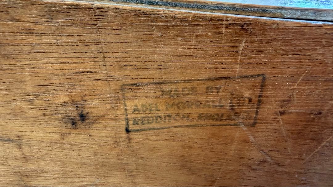 海外アンティーク DEWHURST’S SYLKO 木製3段引き出し仕切り収納