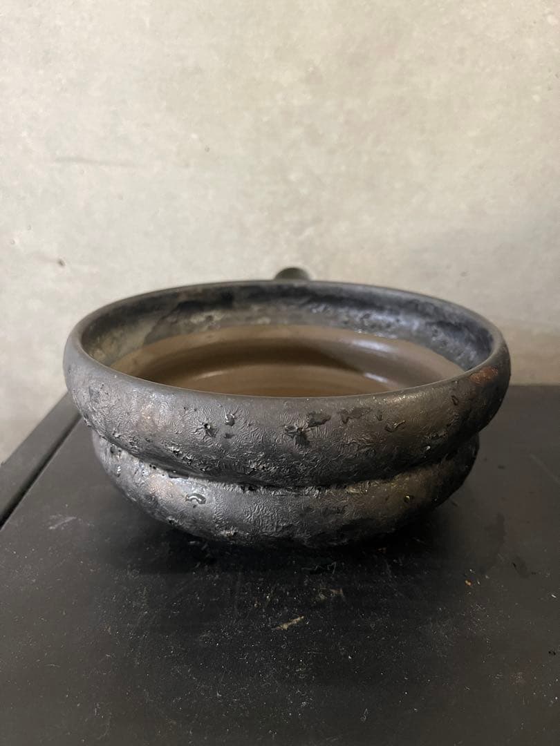 中川智治　植木鉢　中鉢　作家鉢