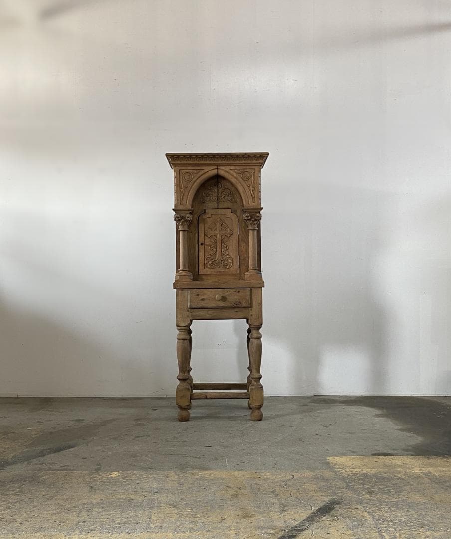 フランス アンティーク Church Cabinet 教会 キャビネット