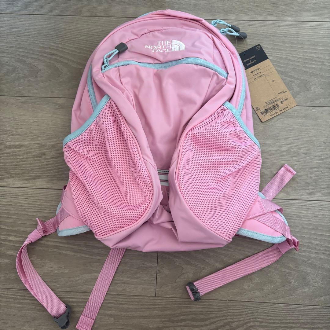 ノースフェイス　キッズ リュック15Lプリズムピンク