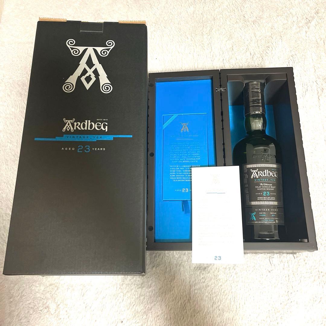 限定 Ardbeg アードベッグ ヴィンテージ Y2K 23年 専用ボックス付き