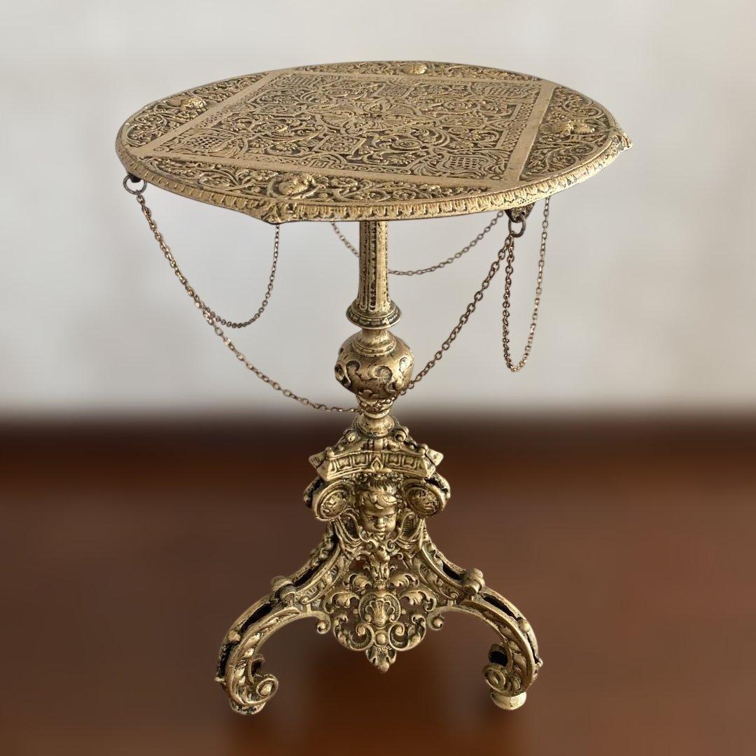 ロココ様式 アンティーク サイドテーブル