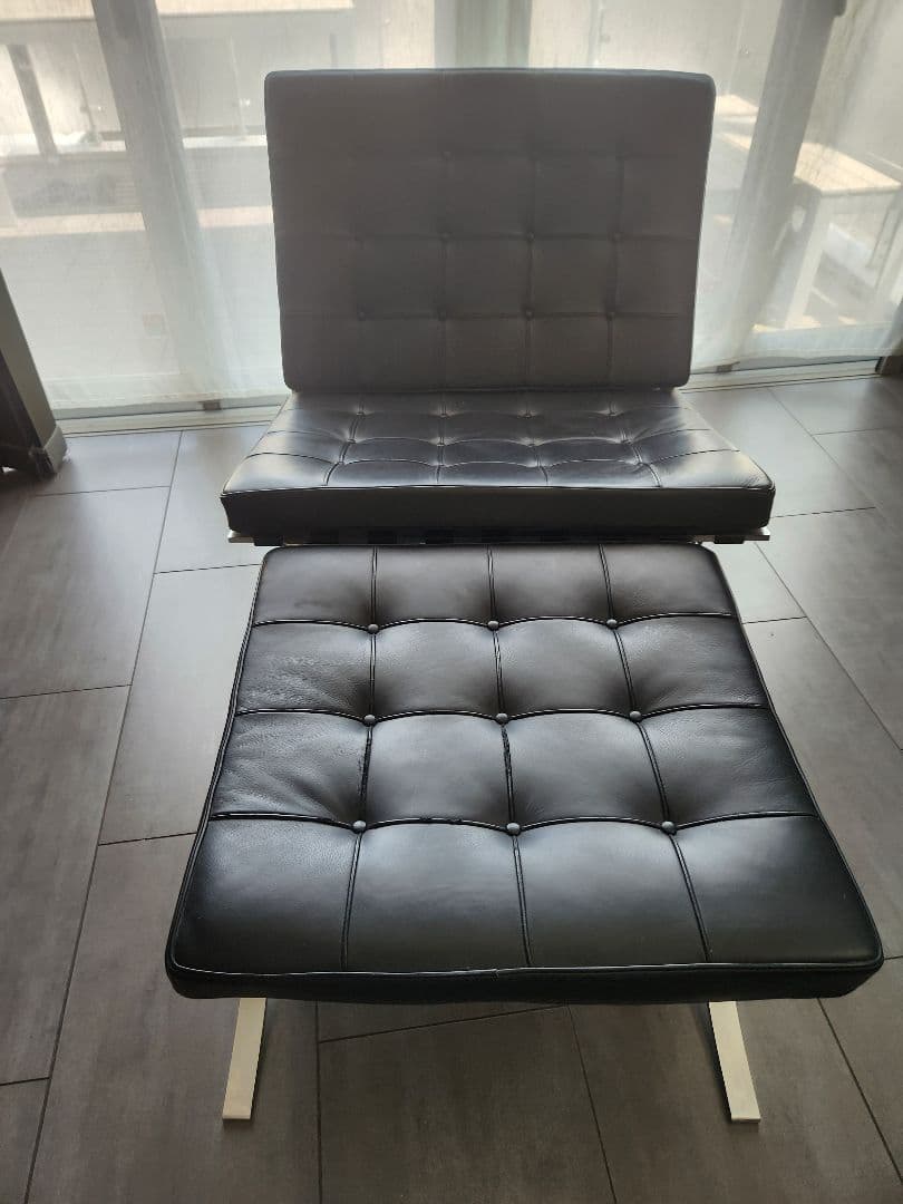 バルセロナチェア（フットレストは別出品）