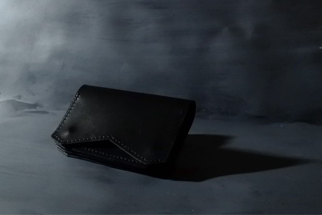 [オリジナル]W2 Tracker wallet ミニウォレット　ブラック