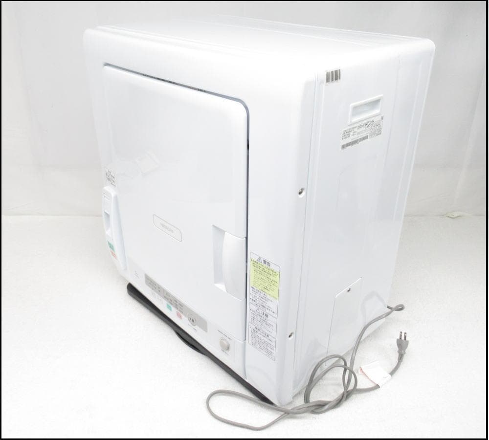 ■014■日立■衣類乾燥機■5㎏■ヒーター&風乾燥■DE-N50HV■22年製■