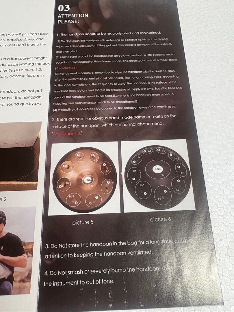 ※付属品に難あり　9音　スティールドラム　ハンドパン　スタンド、ケース付き