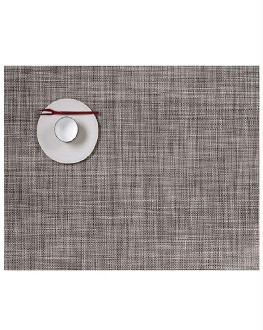 Chilewich4枚 Mini Basketweave36×48 GRAVEL