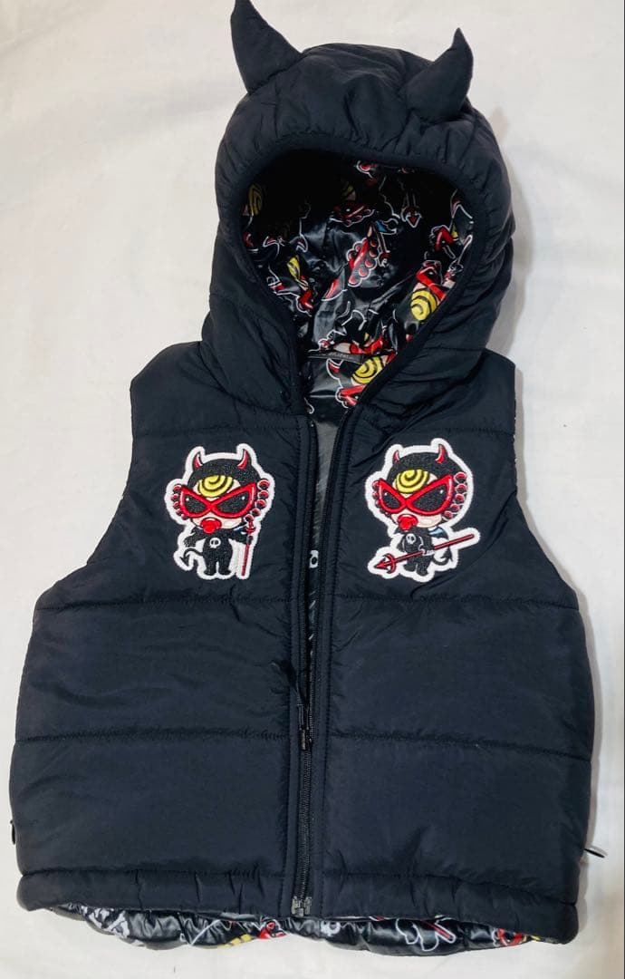 新品　ヒステリックミニ　 　　　リバーシブルベスト80〜90cm