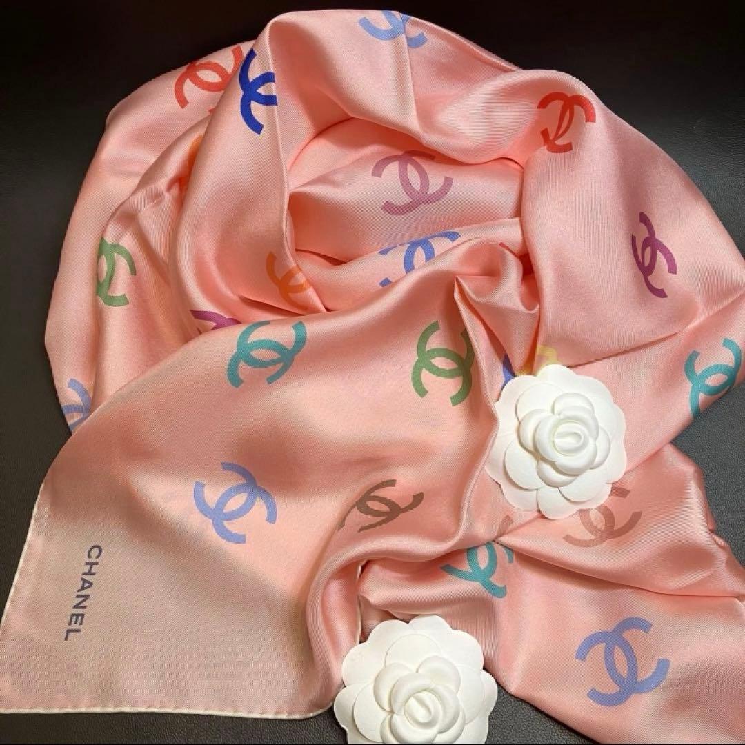 CHANEL シャネル 新品未使用　 CCマーク♡シルクスカーフ