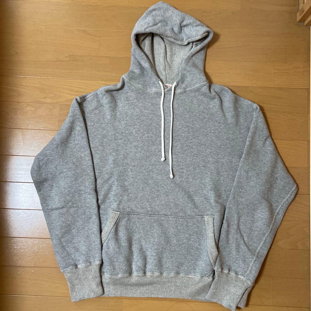 ウエアハウス Lot405スウェットパーカー　杢グレー　サイズ42